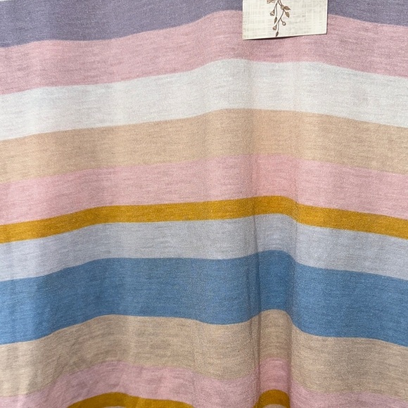 Blue‎ and Orange Relaxed Boxy T-Shirt - Picture 2 of 6